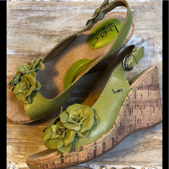 b.o.c. Shoes - B.O.C. Born Concept wedge heels Size 7